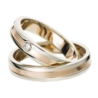 Обручальные кольца W-080 | W-080-S6965 - Ювелирный салон Skyline Jewelry