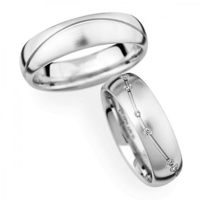 Обручальные кольца W-083 | W-083-S7039 - Ювелирный салон Skyline Jewelry