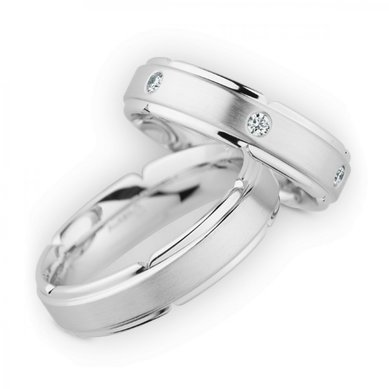 Обручальные кольца W-084 | W-084-S7040 - Ювелирный салон Skyline Jewelry