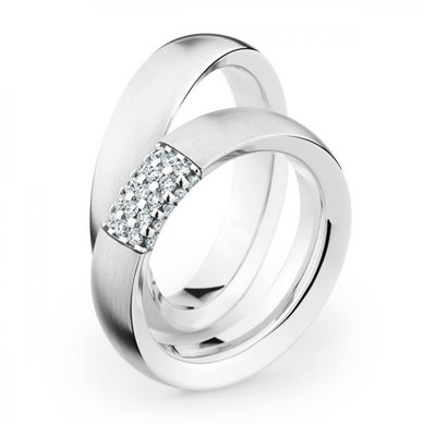 Обручальные кольца W-088 | W-088-S7044 - Ювелирный салон Skyline Jewelry