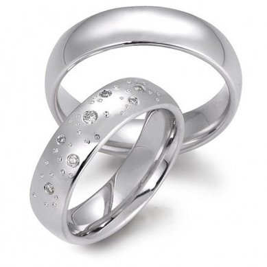 Обручальные кольца W-092 | W-092-S7069 - Ювелирный салон Skyline Jewelry
