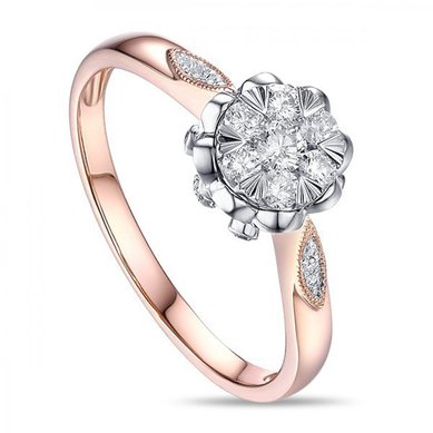 Помолвочное кольцо R2011-1851142AKD-М7088 - Ювелирный бренд Московский ювелирный завод