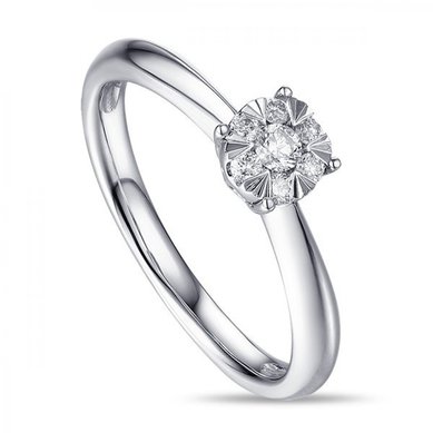 Помолвочное кольцо R2011-1851351AD-М7089 - Ювелирный бренд Московский ювелирный завод