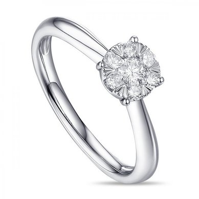 Помолвочное кольцо R2011-1851352AD-М7090 - Ювелирный бренд Московский ювелирный завод