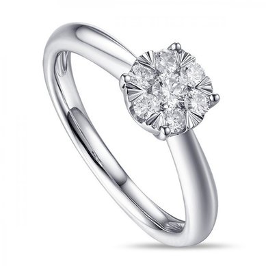 Помолвочное кольцо R2011-1851353AD-М7091 - Ювелирный бренд Московский ювелирный завод