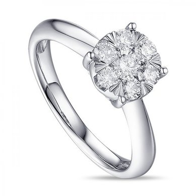 Помолвочное кольцо R2011-1851354AD-М7092 - Ювелирный бренд Московский ювелирный завод