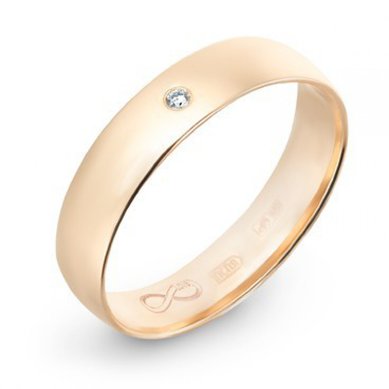Обручальное кольцо R01-WED-00001-М7098 - Ювелирный бренд Московский ювелирный завод