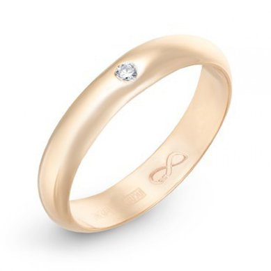 Обручальное кольцо R01-WED-00013-М7103 - Ювелирный бренд Московский ювелирный завод