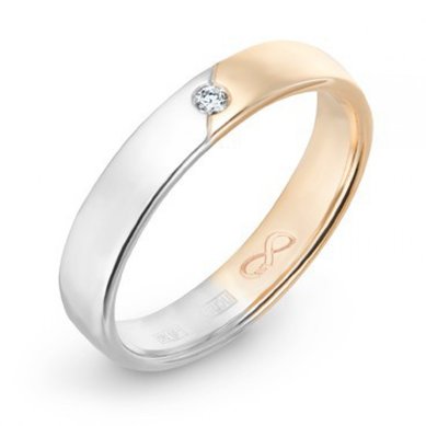 Обручальное кольцо R01-WED-00016-М7105 - Ювелирный бренд Московский ювелирный завод