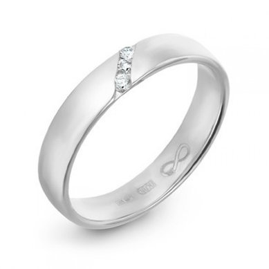 Обручальное кольцо R01-WED-00019-М7108 - Ювелирный бренд Московский ювелирный завод
