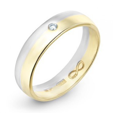 Обручальное кольцо R01-WED-00020-М7109 - Ювелирный бренд Московский ювелирный завод