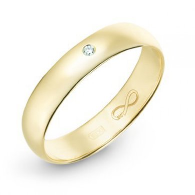 Обручальное кольцо R01-WED-00027-М7116 - Ювелирный бренд Московский ювелирный завод