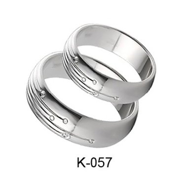 Обручальное кольцо К-057-Z898 - Ювелирный салон ZLATOLUX