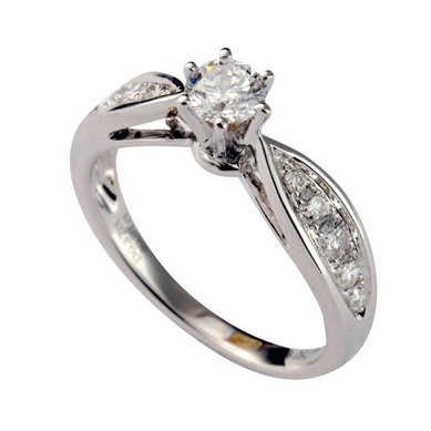 Обручальное кольцо 15540-T993 - Ювелирный центр TESARTE