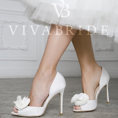 Свадебная обувь Rose del mar White-V1651 - Салон обуви VivaBride