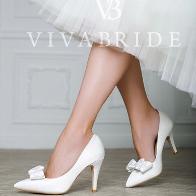 Свадебная обувь Madrid Lace Bow-V2403 - Салон обуви VivaBride
