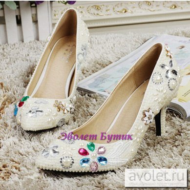 Свадебная обувь AV007-A2435 - Салон обуви Avolet Эволет Бутик