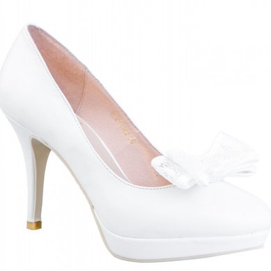 Свадебная обувь Verona Lace Bow-V2508 - Салон обуви VivaBride