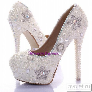 Свадебная обувь avt143-A2540 - Салон обуви Avolet Эволет Бутик