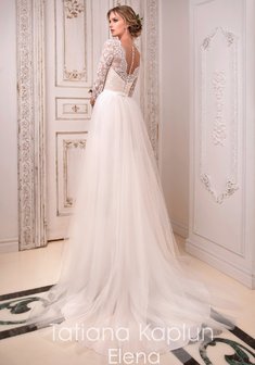 Свадебное платье Элена-О64162. А-силуэт.