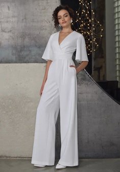 Свадебное платье ММ 0842-M69533. Брючный костюм.