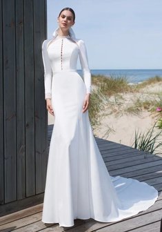 Свадебное платье К 0495-M69595. Силуэт Русалка (Рыбка), длинное со шлейфом.