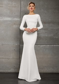 Свадебное платье Olga Sposa 1827-O69681. Силуэт Русалка (Рыбка), длинное без шлейфа.