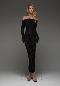 Вечернее платье Элизе Даймонд-V70754. Силуэт Русалка (Рыбка), длинное без шлейфа.