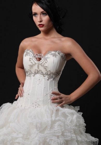 Свадебное платье Француженка-S35073 - Свадебный салон Sharmel