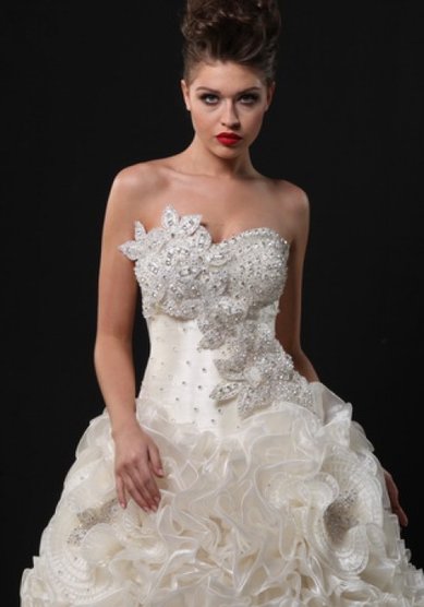 Свадебное платье Чулпан-S35080 - Свадебный салон Sharmel