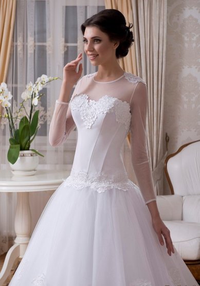 Свадебное платье Ромашка Лора-S38694 - Свадебный салон Sharmel