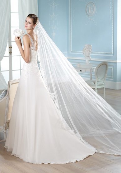 Свадебное платье HACH-L36336 - Свадебный салон La Sposa De La Rosa - закрыт