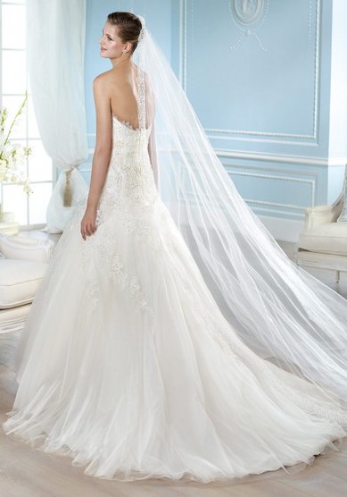 Свадебное платье HALFON-L36365 - Свадебный салон La Sposa De La Rosa - закрыт