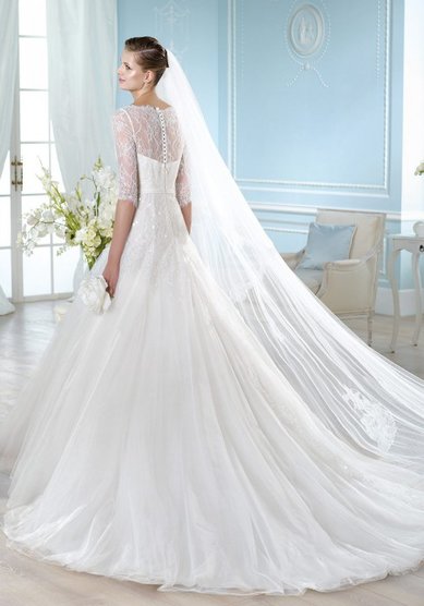 Свадебное платье HALIMA-L36408 - Свадебный салон La Sposa De La Rosa - закрыт