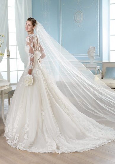 Свадебное платье HARLEI-L36411 - Свадебный салон La Sposa De La Rosa - закрыт