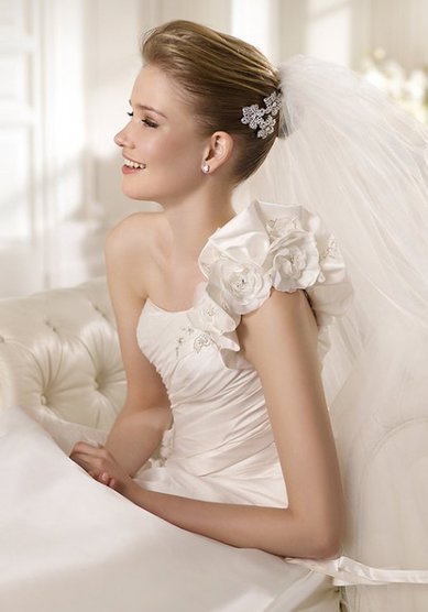 Свадебное платье ALMENDRO-L36416 - Свадебный салон La Sposa De La Rosa - закрыт