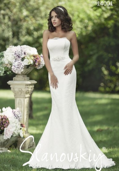 Свадебное платье Slanovskiy 14001-S37380 - Свадебный салон Slanovskiy