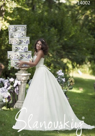 Свадебное платье Slanovskiy 14002-S37381 - Свадебный салон Slanovskiy