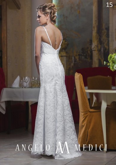 Свадебное платье Angelo Medici 15-S43443 - Свадебный салон Slanovskiy