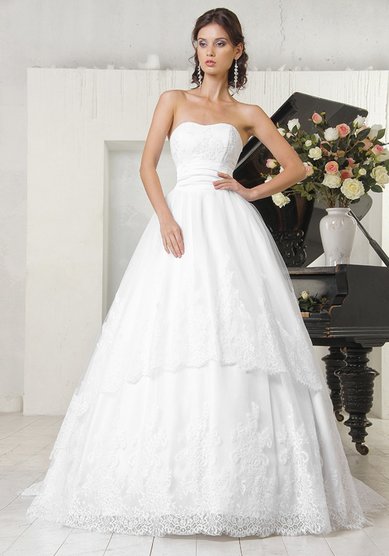 Свадебное платье Edisson-B40435 - Свадебный салон Belle Amore