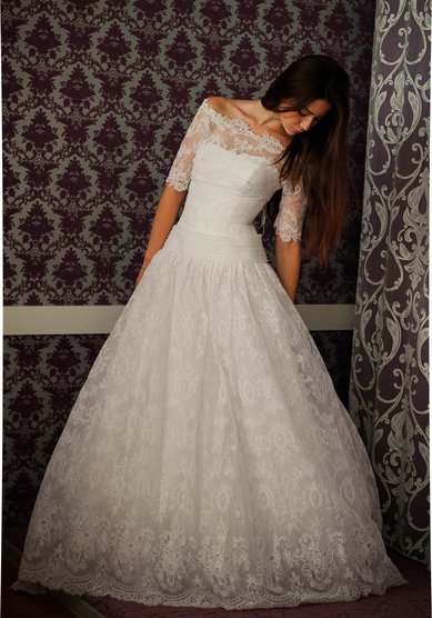 Свадебное платье Кружево-С43346 - Свадебный салон Софи