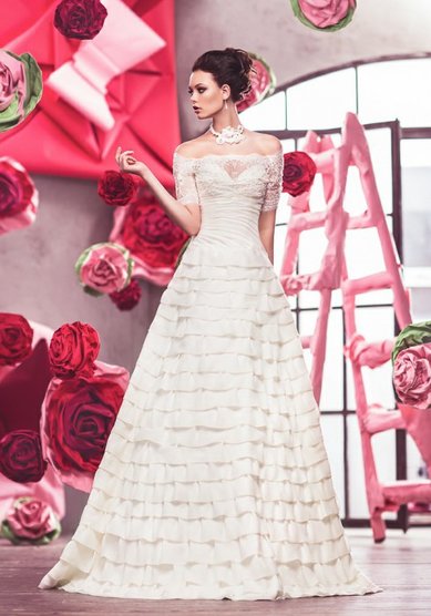 Свадебное платье Стрелиция-A26842 - Дом свадебной и вечерней моды Anna Bogdan