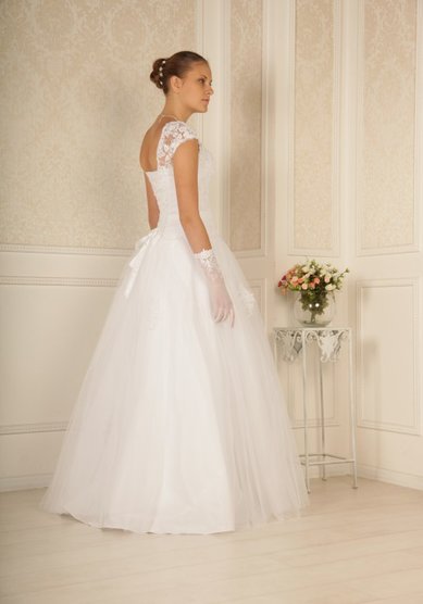 Свадебное платье Софи (закрытое)-В34669 - Свадебный салон Венера