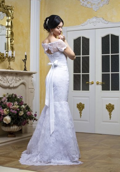 Свадебное платье Рыбка-новая-В40348 - Свадебный салон Венера