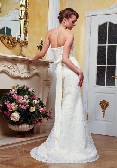 Свадебное платье Элегия (без болеро)-В40353 - Свадебный салон Венера