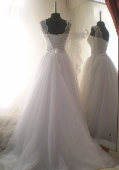 Свадебное платье Татьянка (вырез лодочка)-В42423 - Свадебный салон Венера