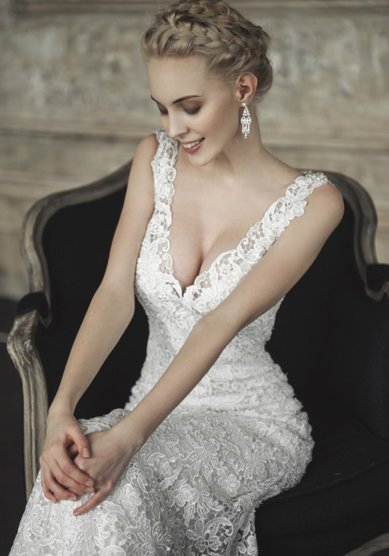 Свадебное платье 1055-M41351 - Свадебные салоны MON AMI