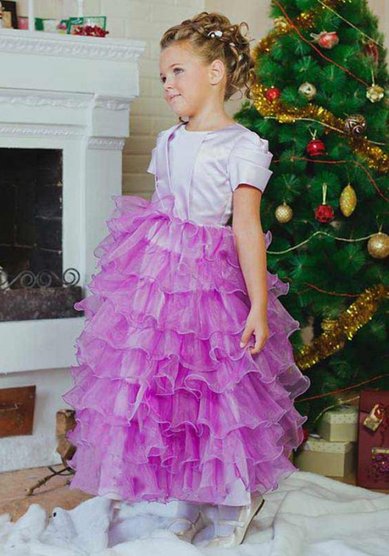 Детское платье Сирень-С36197 - Свадебный салон Светлая чайка