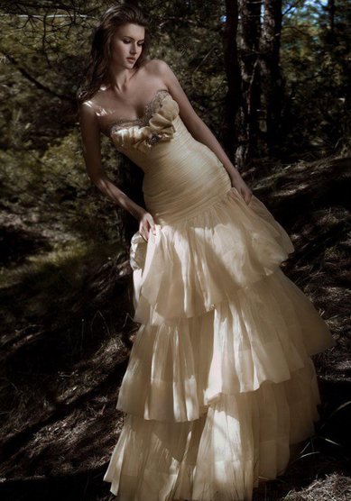 Свадебное платье Блеск янтаря-С35474 - Свадебный салон Счастливый Случай