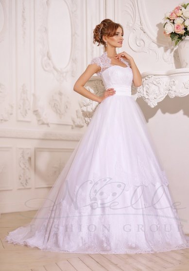 Свадебное платье Эдиссон-люкс-B45218 - Свадебный салон Belle Amore